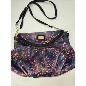 Juicy Couture Paint‎ Splatter Splash Firework Shoulder Bag Purse Patriotic Gold